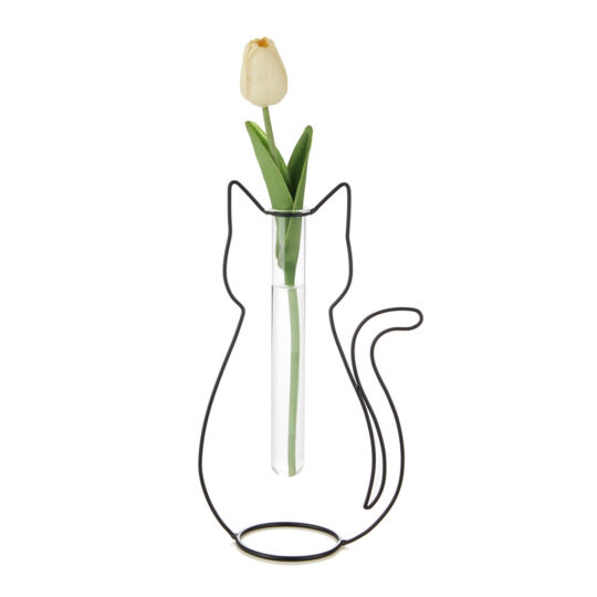 Cat Silhouette vase - Image 5