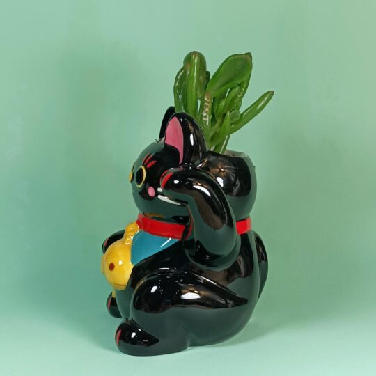Maneki neko negro - Imagen 2