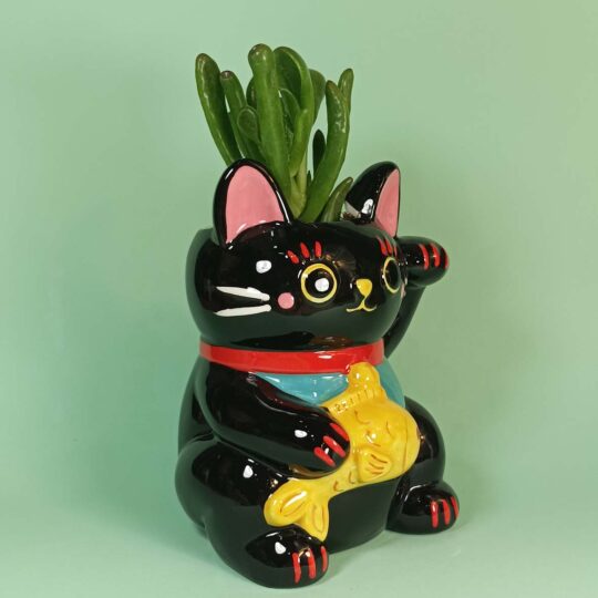 Maneki neko negro - Imagen 5